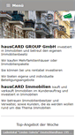 Mobile Screenshot of hauscard-immobilien.de